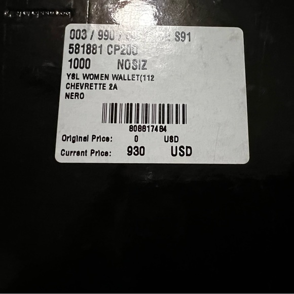 Yves Saint Laurent Chevrette Bell De Jour Clutch/Wallet - Picture 7 of 7